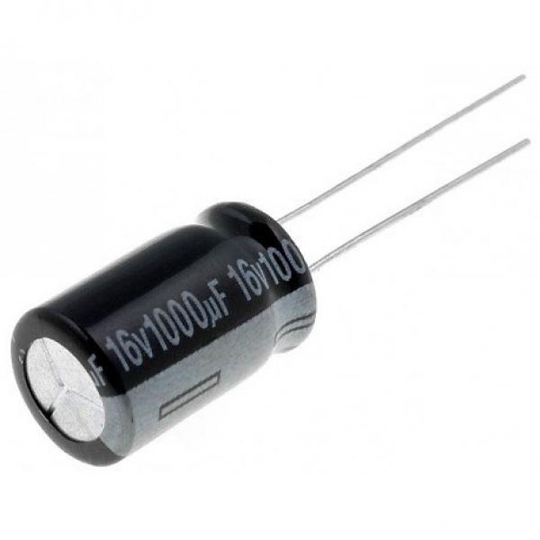 Condensateur Radial 1000 uF 16v 20% 105c 10x20x5mm