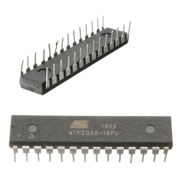 Microcontrôleur AVR 8 bits ATmega16 avec flash programmable intégré DIP-40 de 16 Ko