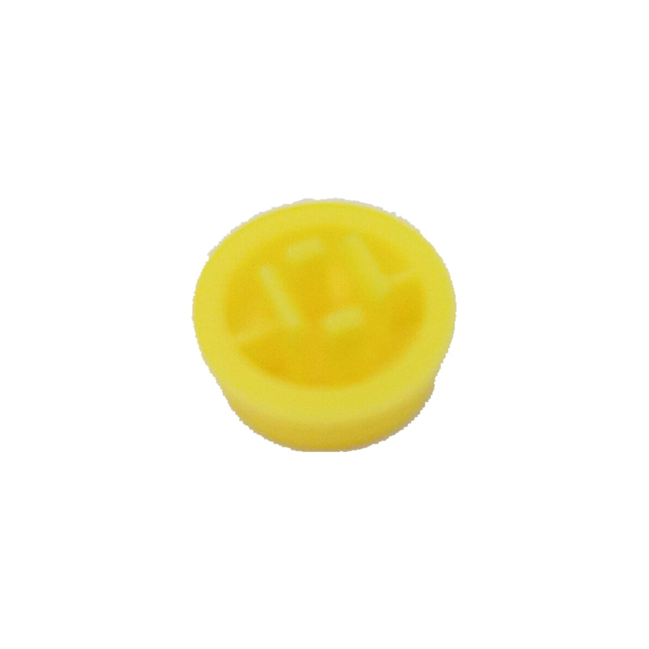 bouchon bouton poussoir jaune