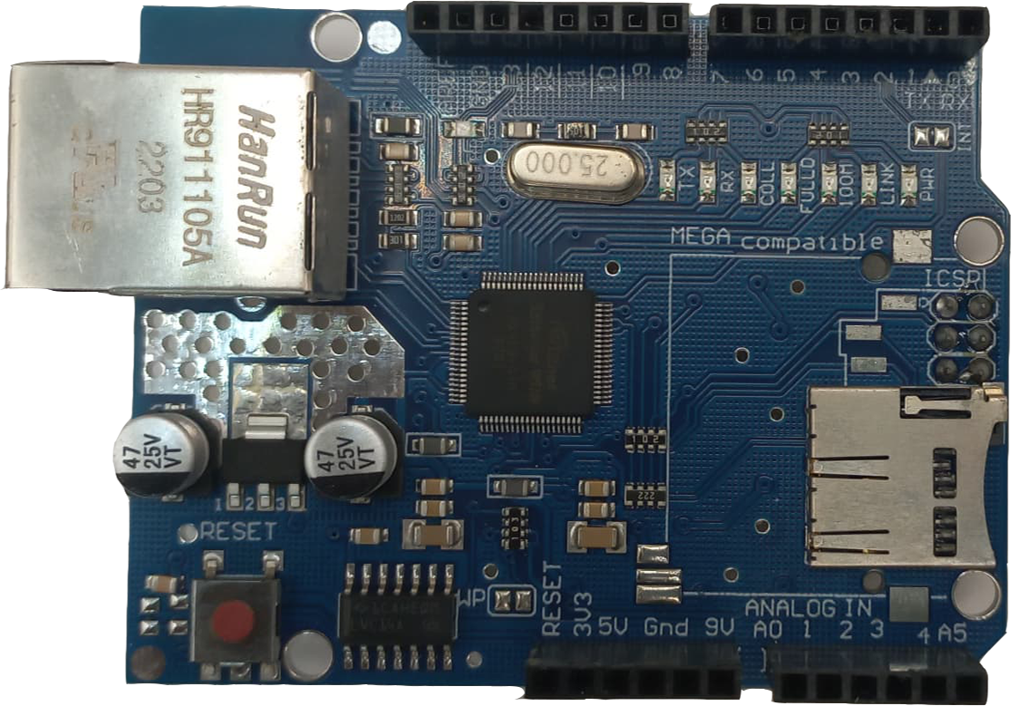 Arduino Shield Ethernet, W5100