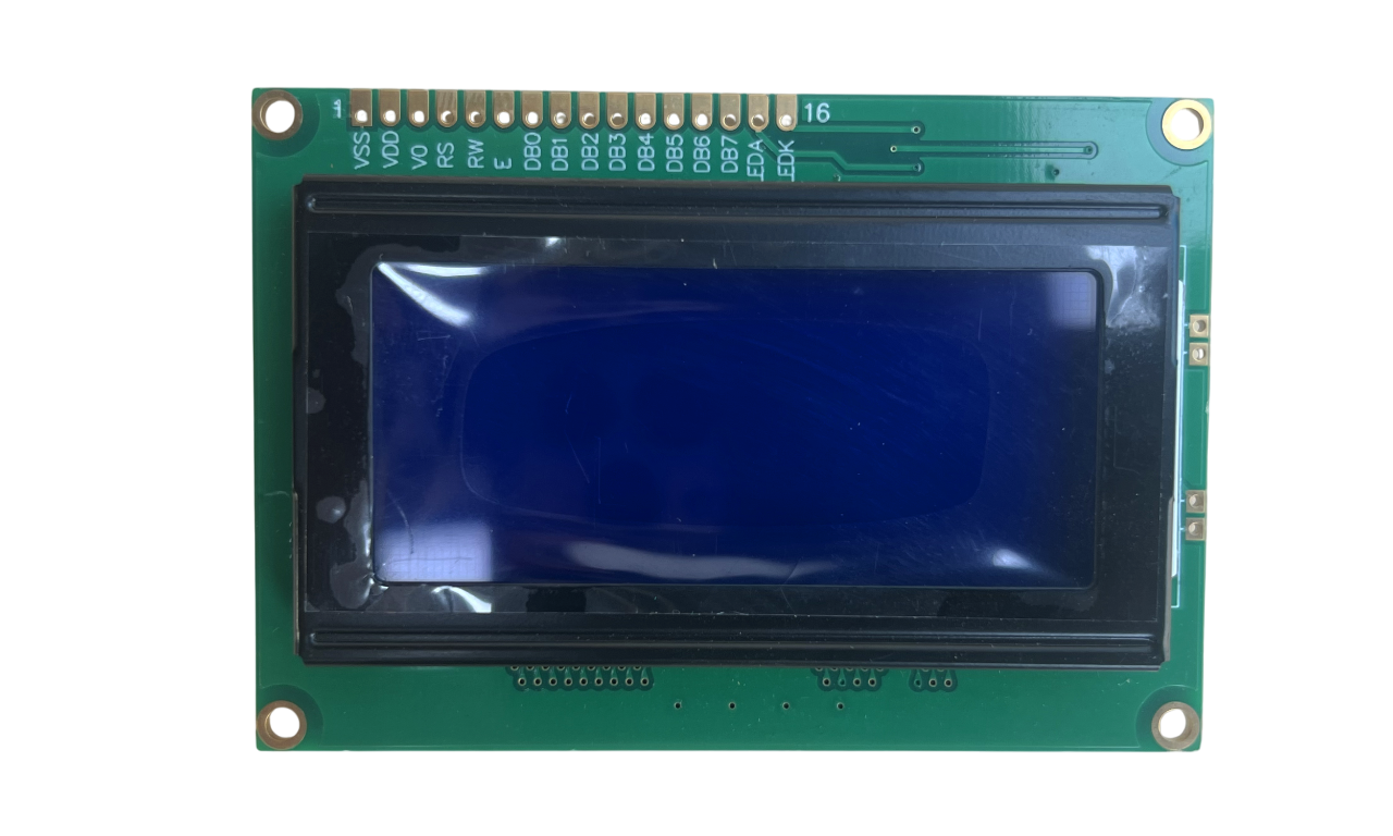 Ecran LCD 16x4, blue background